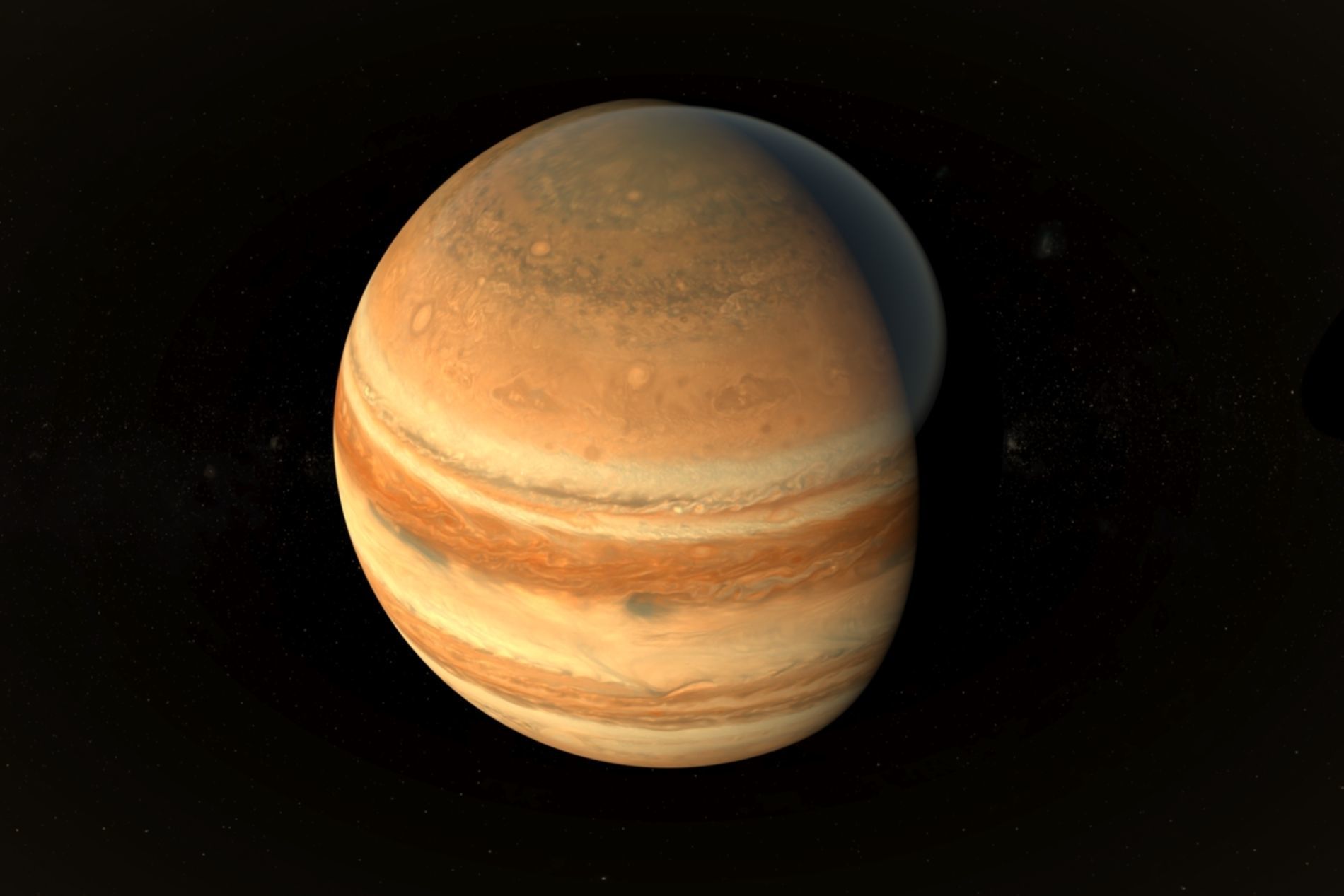 Planet Jupiter 3D Model 8K Low-poly 3D model_2