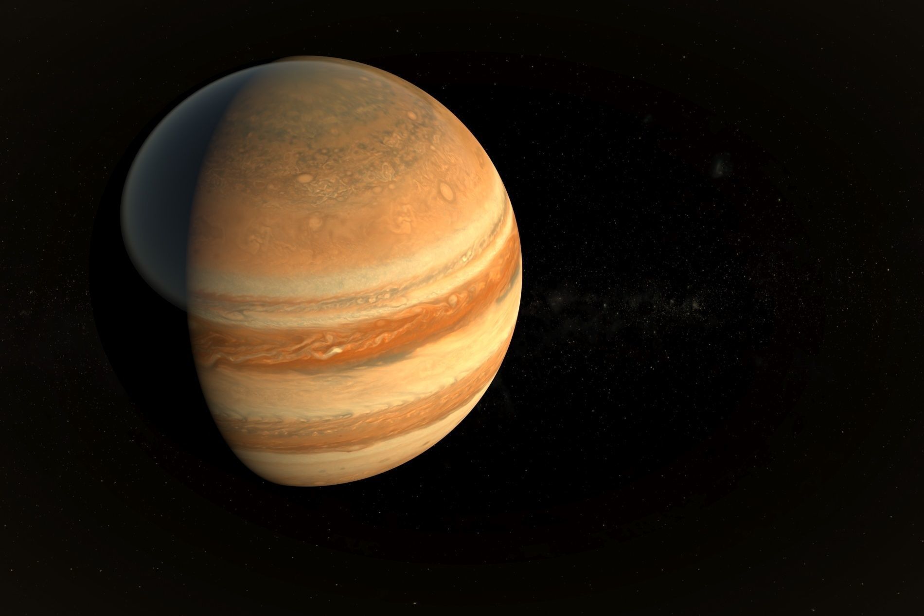 Planet Jupiter 3D Model 8K Low-poly 3D model_11
