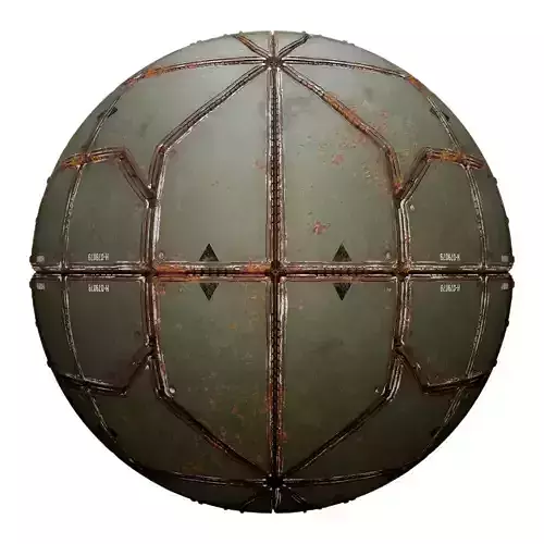 PBR Sci-Fi Industrial Texture 64