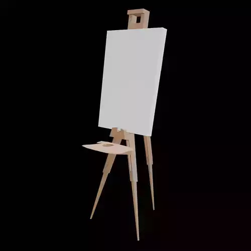Low Poly Easel