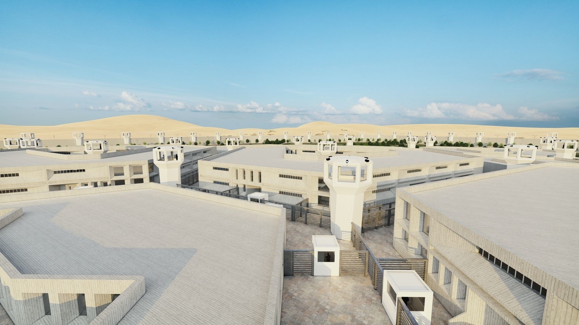 prison project 3D model_4