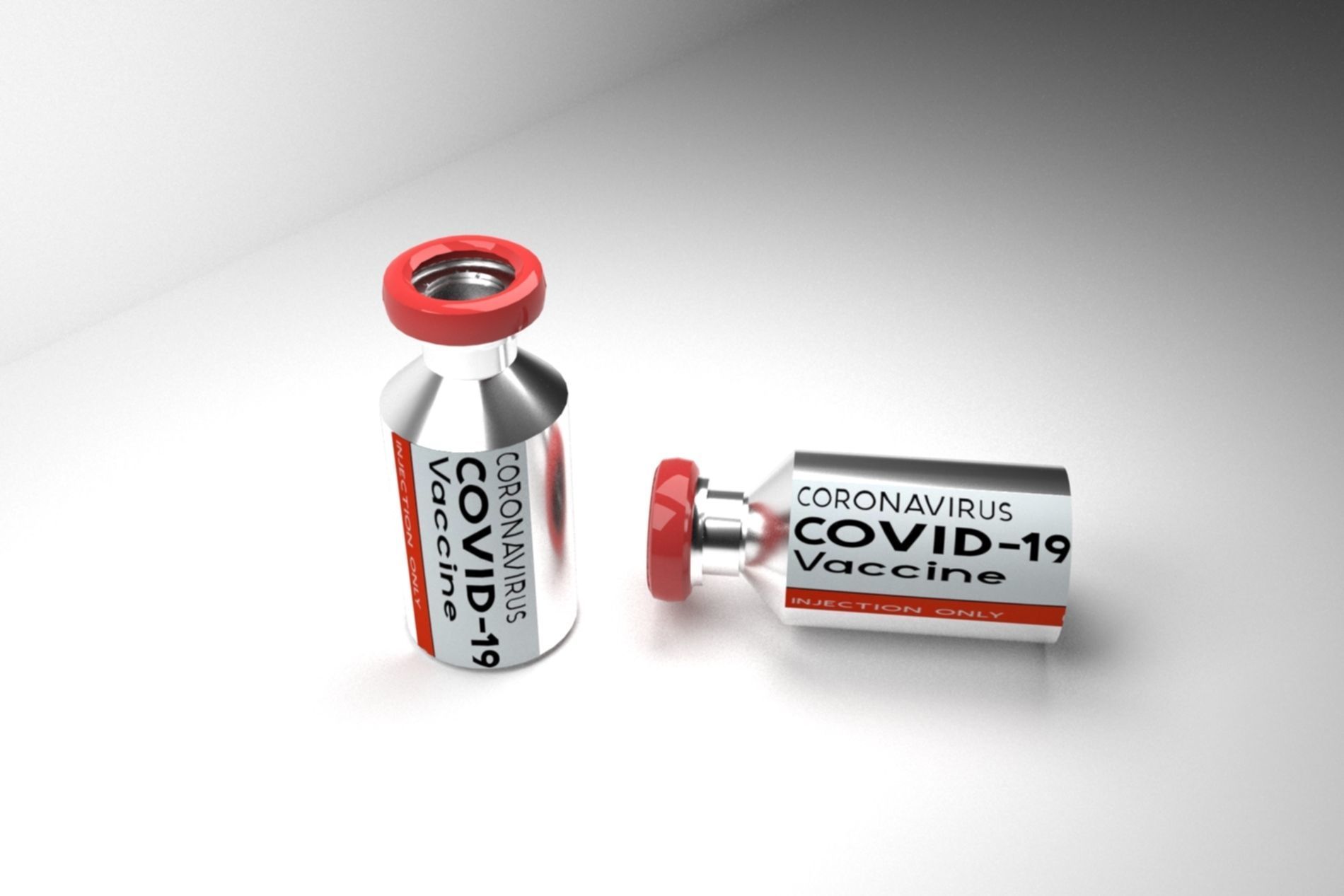 COVID-19 Vaccine 3D Model Low-poly 3D model_6