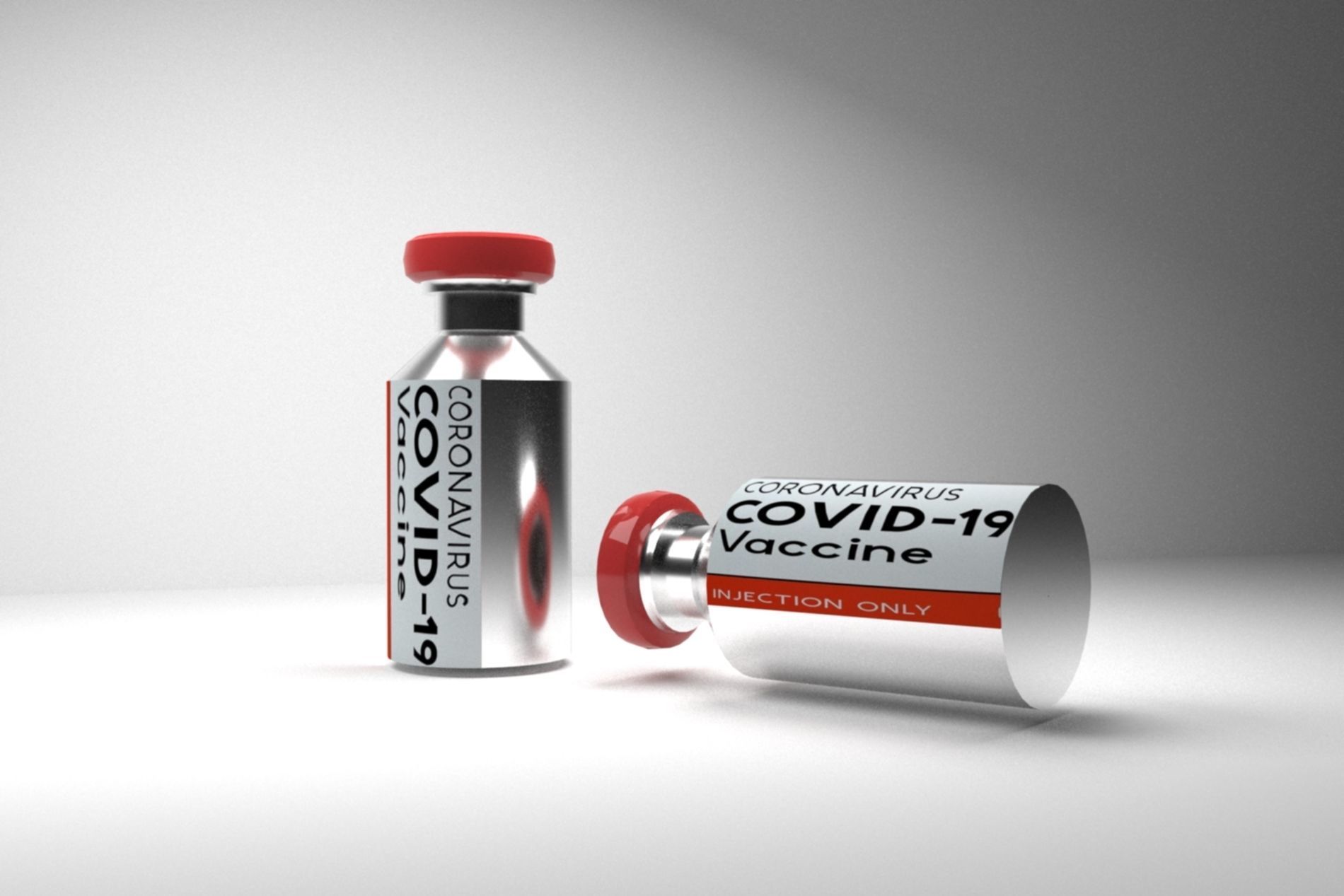COVID-19 Vaccine 3D Model Low-poly 3D model_7