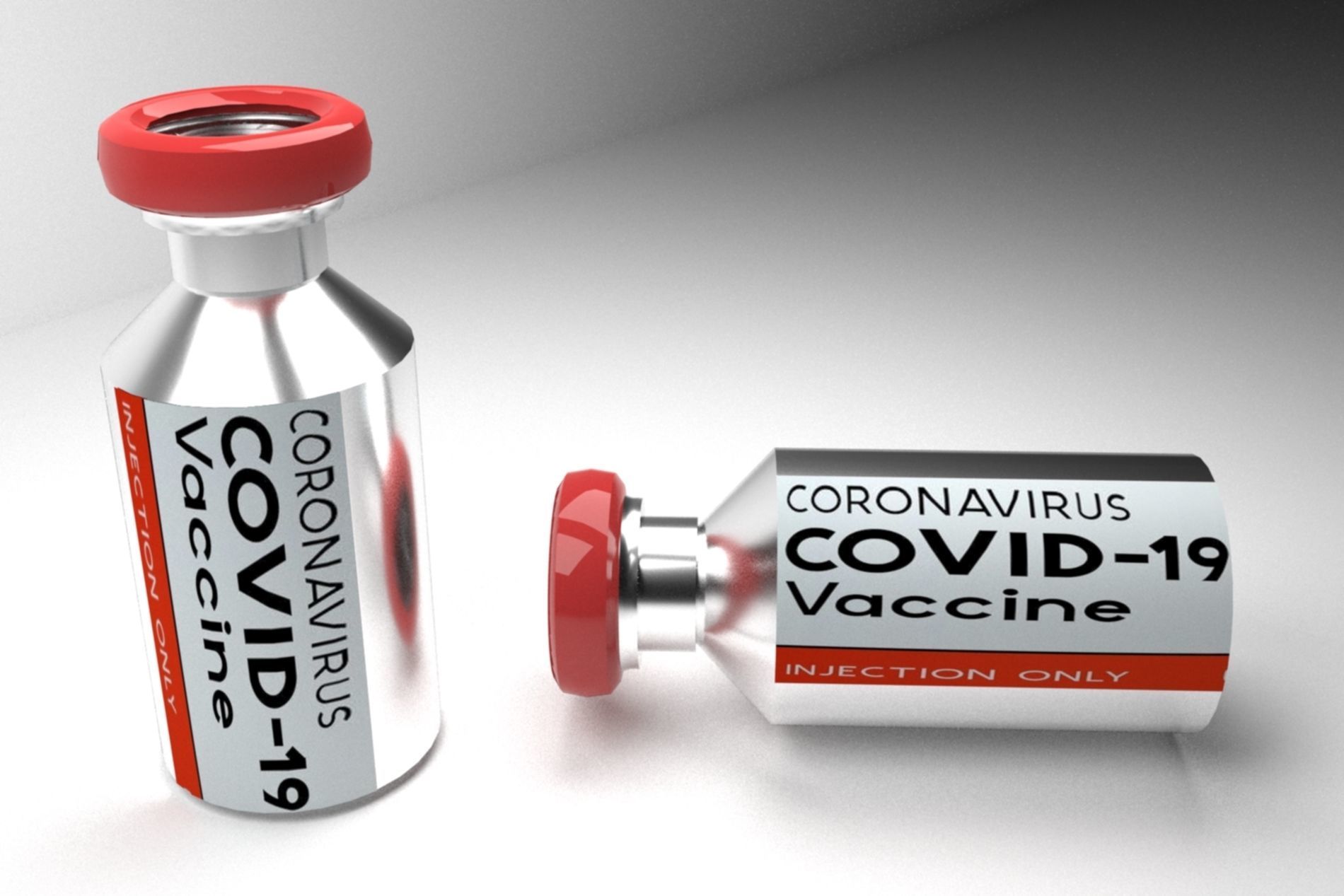 COVID-19 Vaccine 3D Model Low-poly 3D model_3