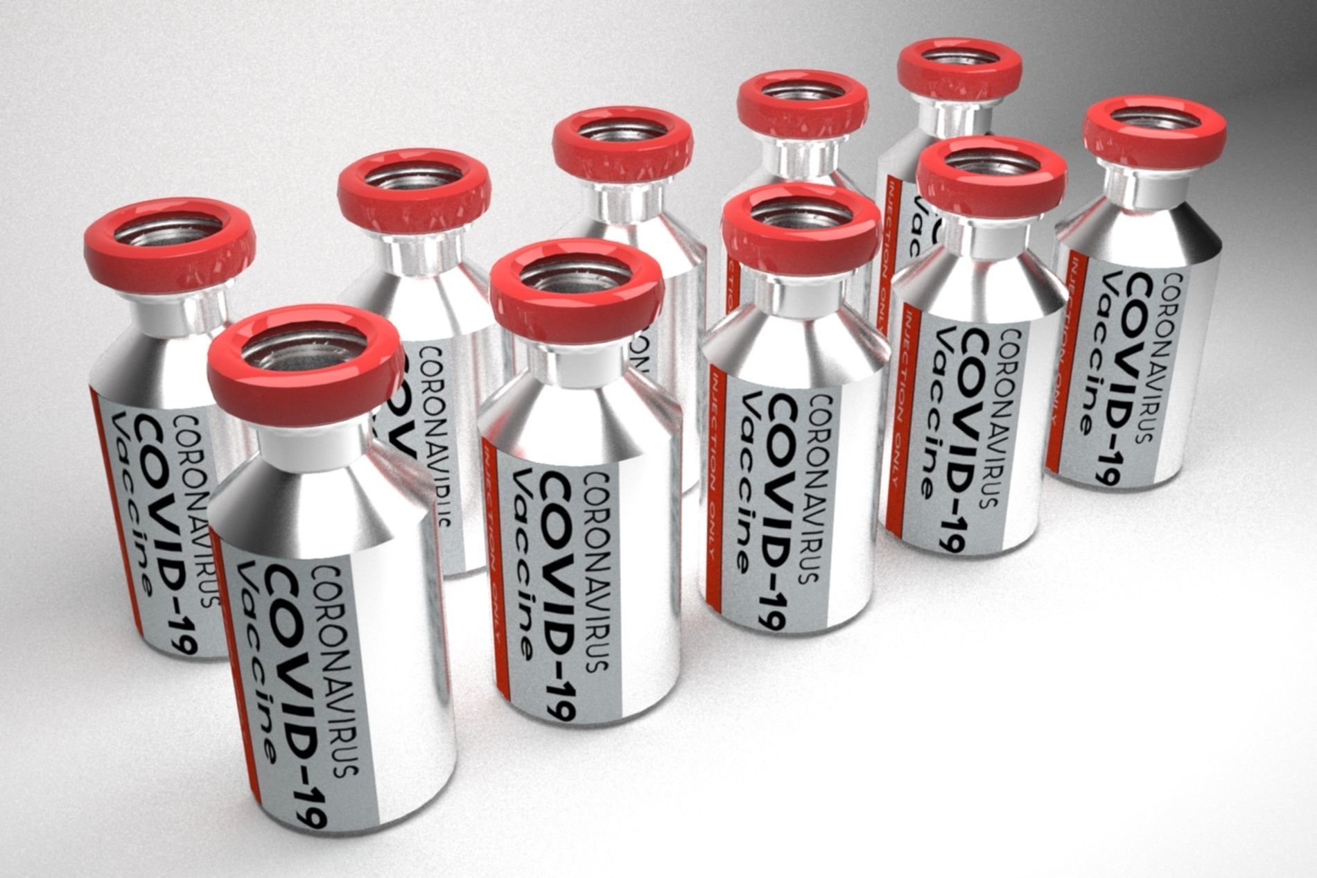 COVID-19 Vaccine 3D Model Low-poly 3D model_2