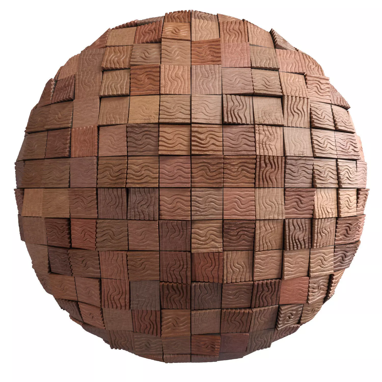 Wooden Wall Decor Material 4- Pbr By Sbsar File Texture