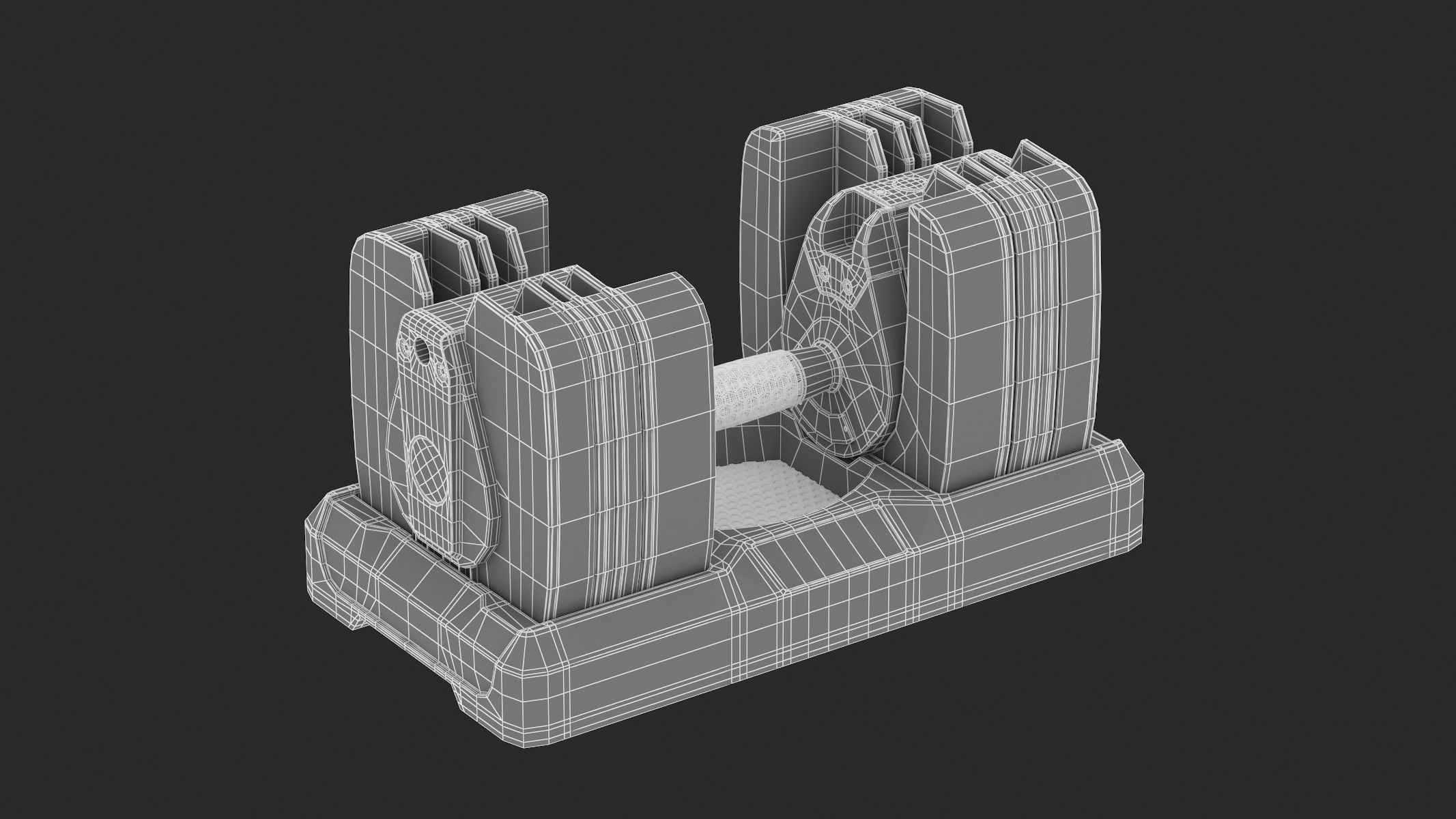 Bowflex SelectTech 560 Dumbbells 3D model_10