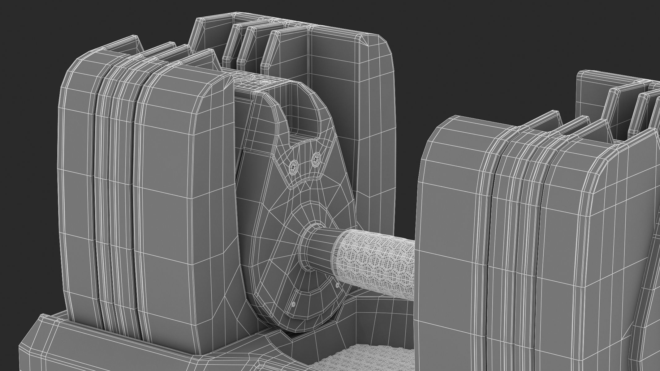 Bowflex SelectTech 560 Dumbbells 3D model_16