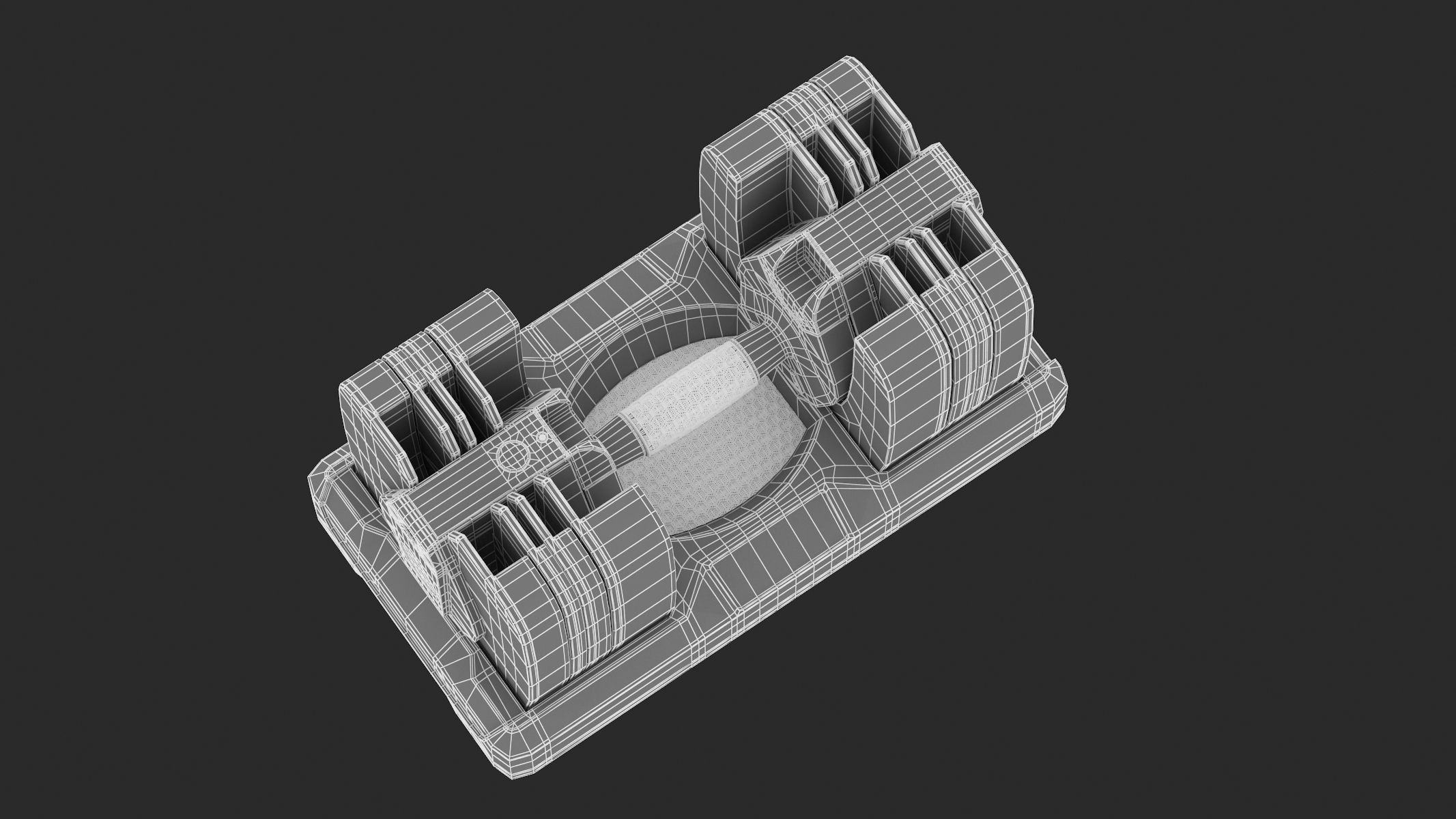 Bowflex SelectTech 560 Dumbbells 3D model_14