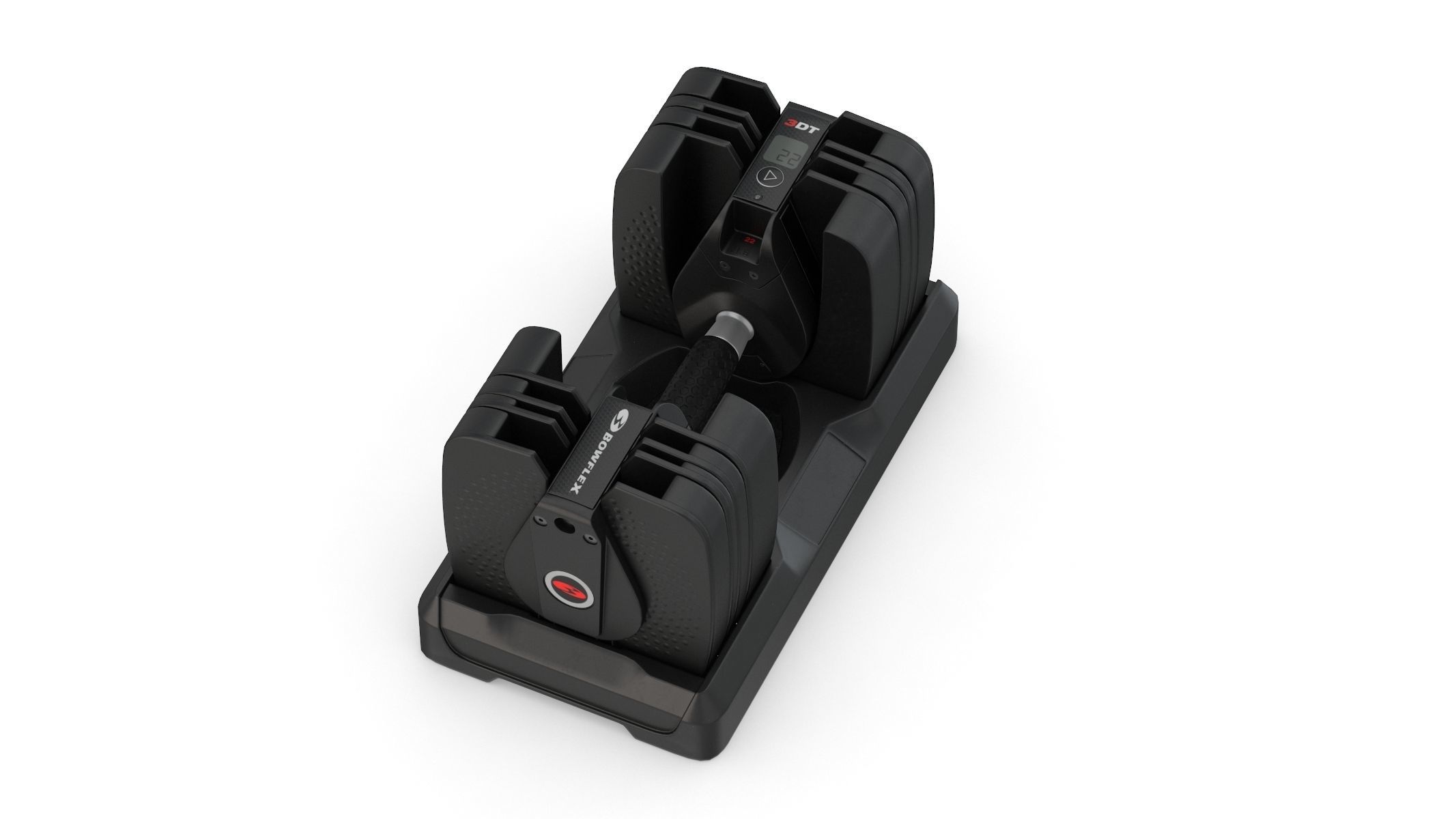 Bowflex SelectTech 560 Dumbbells 3D model_4