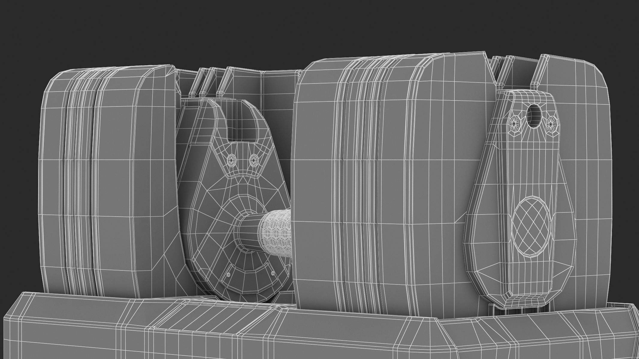 Bowflex SelectTech 560 Dumbbells 3D model_17