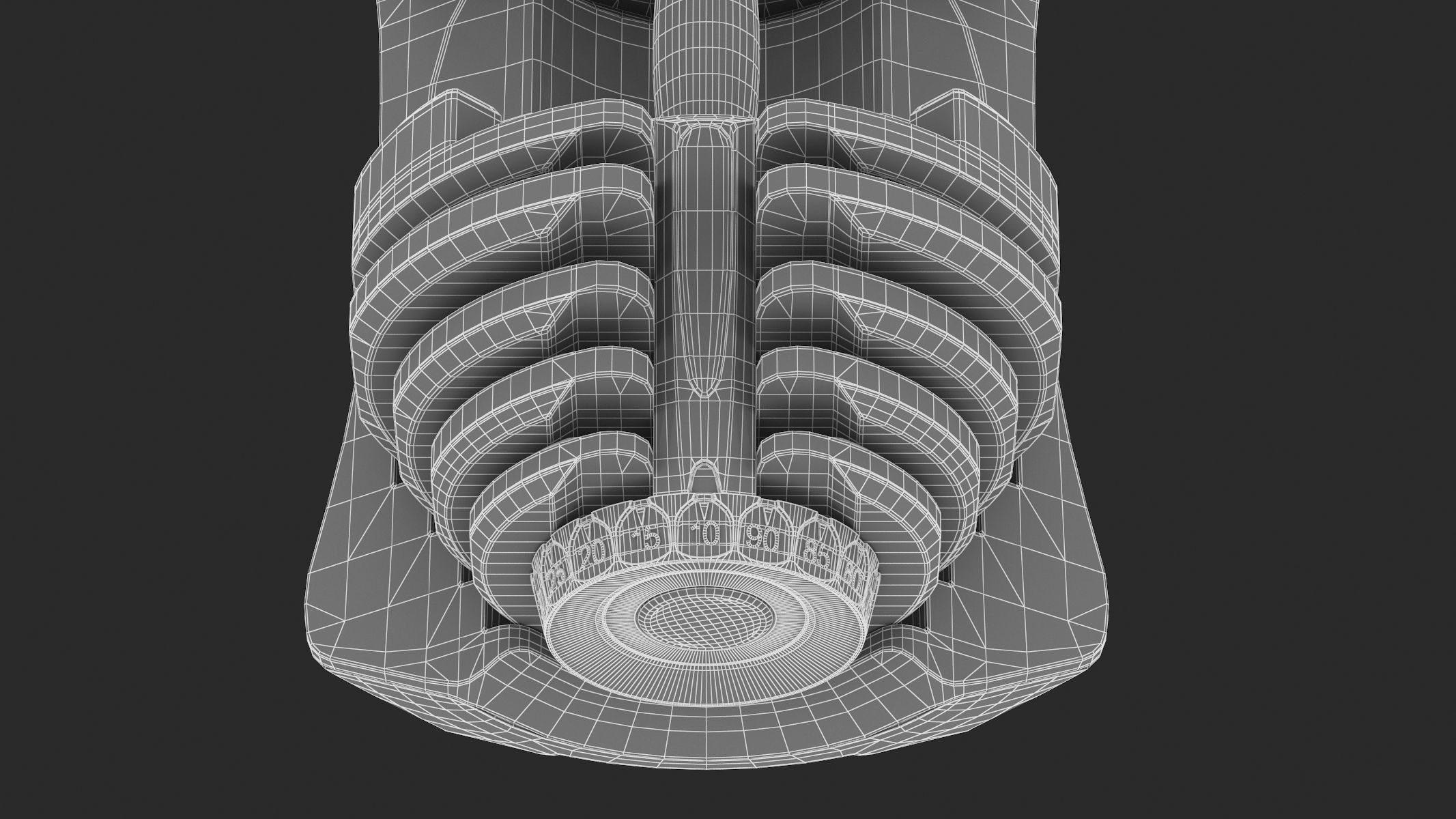 Bowflex Selecttech 1090i Dumbbells 3D model_19