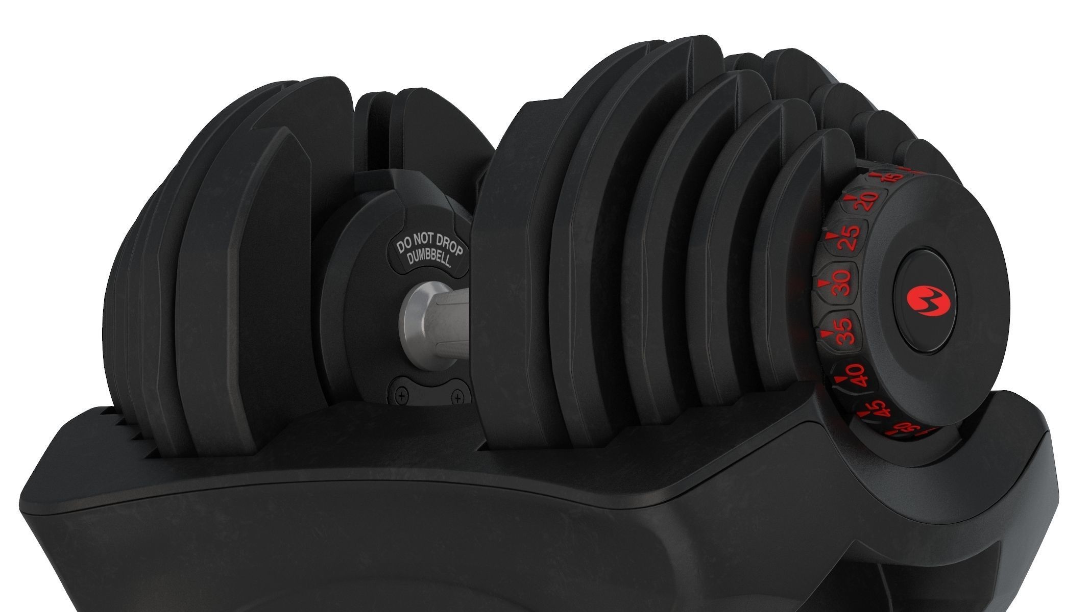 Bowflex Selecttech 1090i Dumbbells 3D model_7