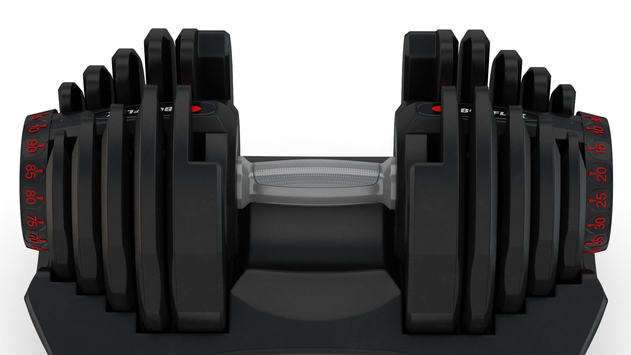 Bowflex Selecttech 1090i Dumbbells 3D model_8