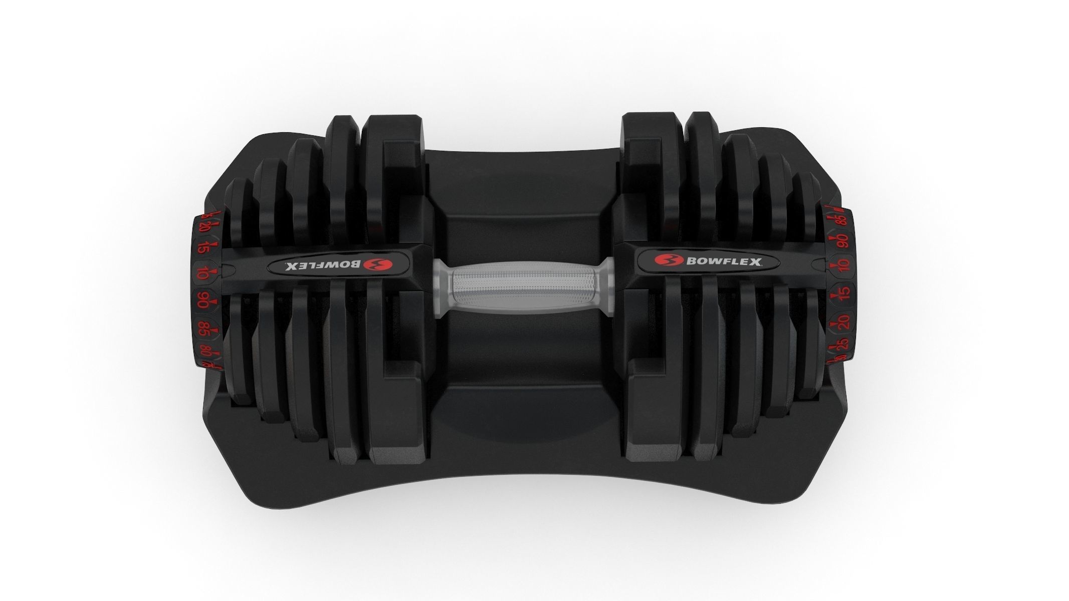 Bowflex Selecttech 1090i Dumbbells 3D model_3