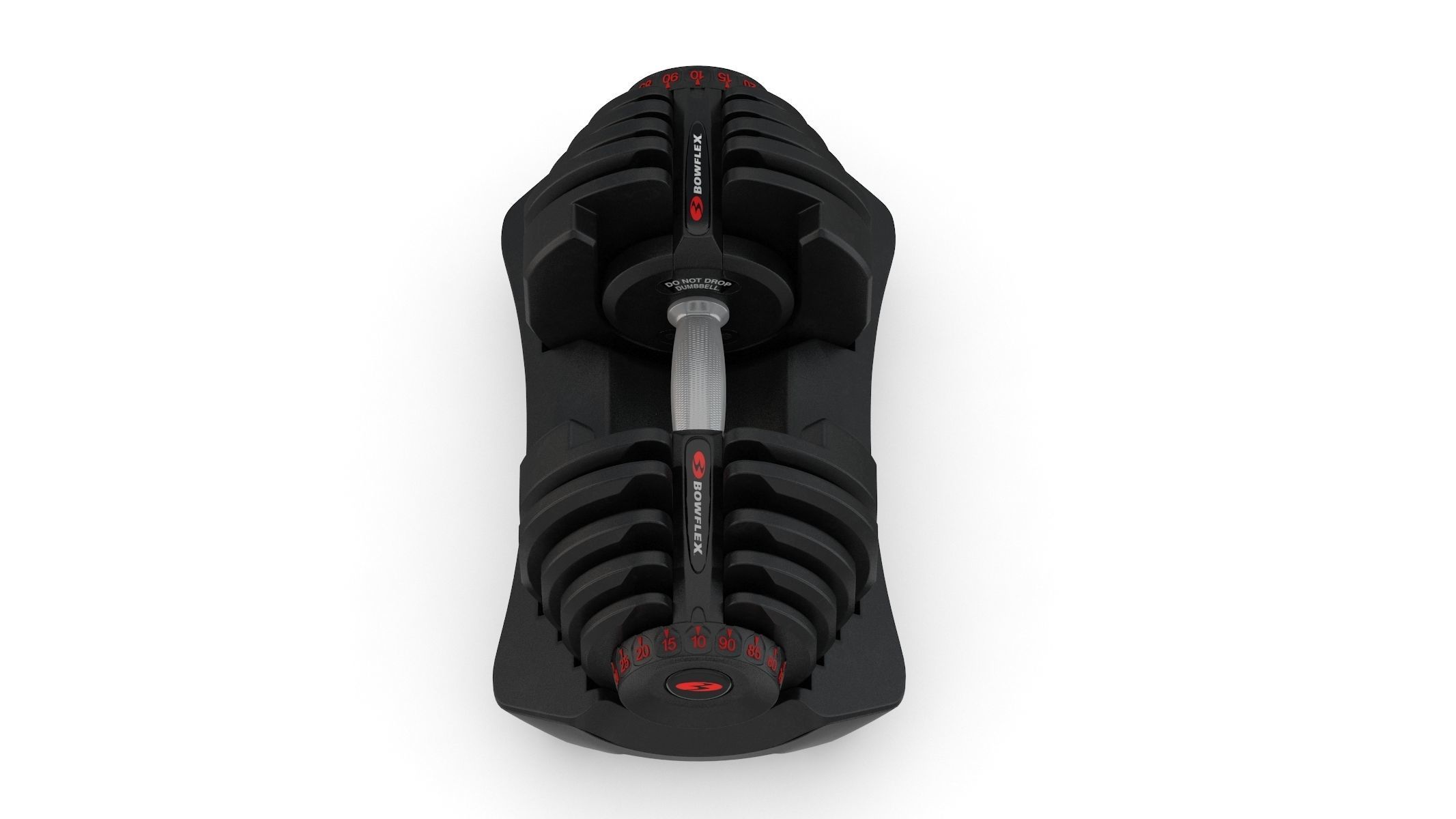 Bowflex Selecttech 1090i Dumbbells 3D model_2
