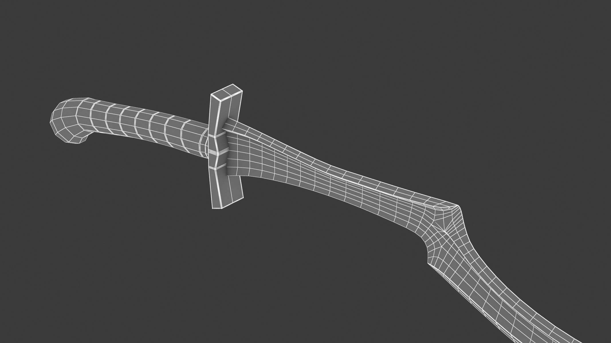 Khopesh sword 3D model_7