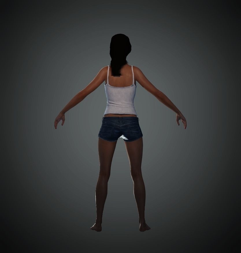 Unity Digital Human HS020 Free 3D model_3