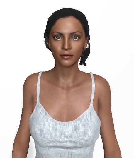 Unity Digital Human HS020 Free 3D model_5