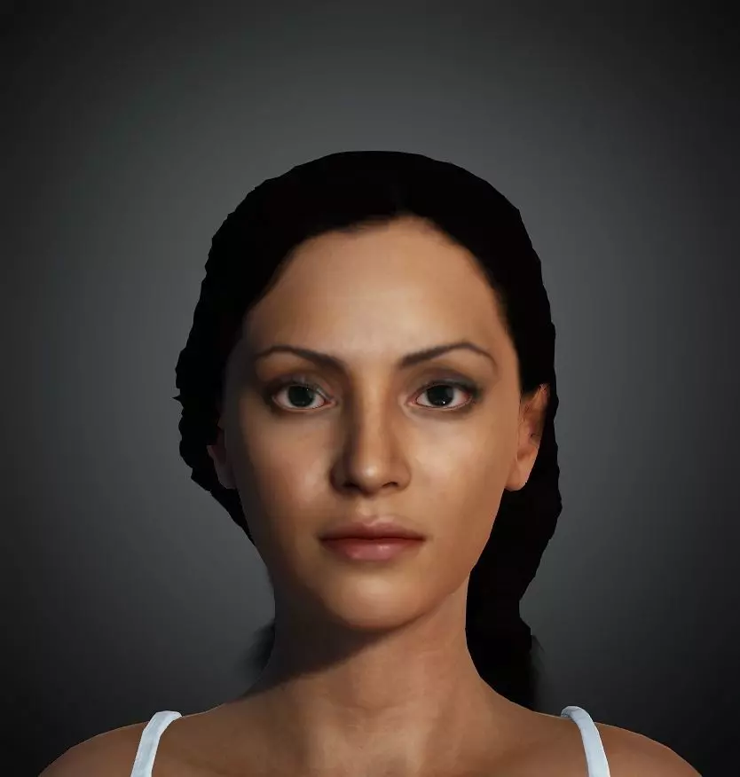 Unity Digital Human HS020 Free 3D model_0