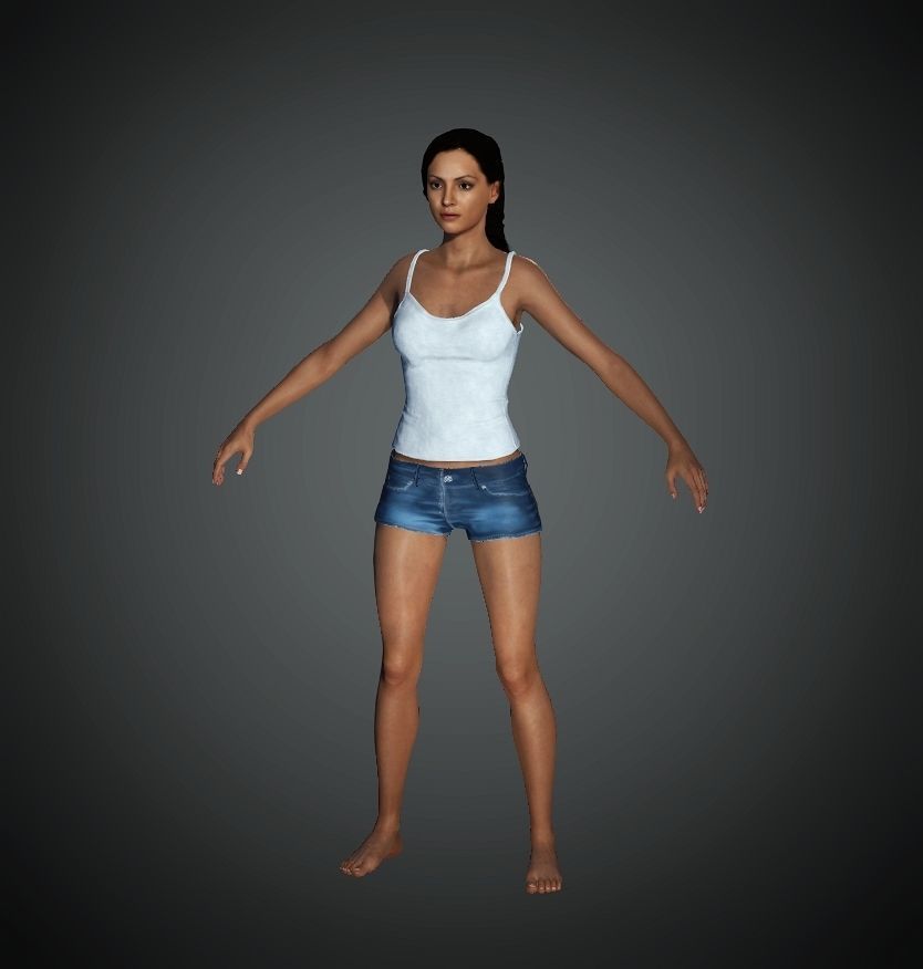 Unity Digital Human HS020 Free 3D model_4