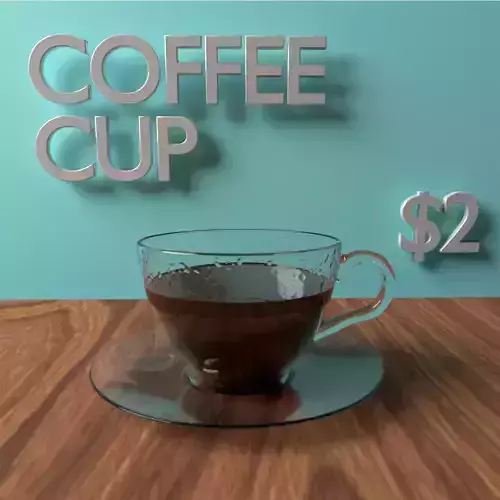 3D Coffee cup model