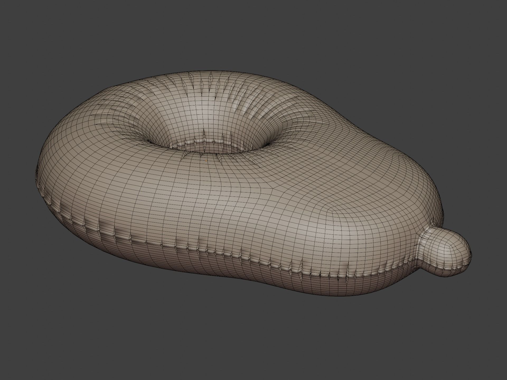 Inflatable Avocado cute 3D Model 3D model_7