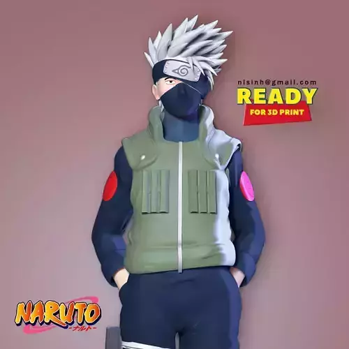 Kakashi - Naruto Fanart 3D print model