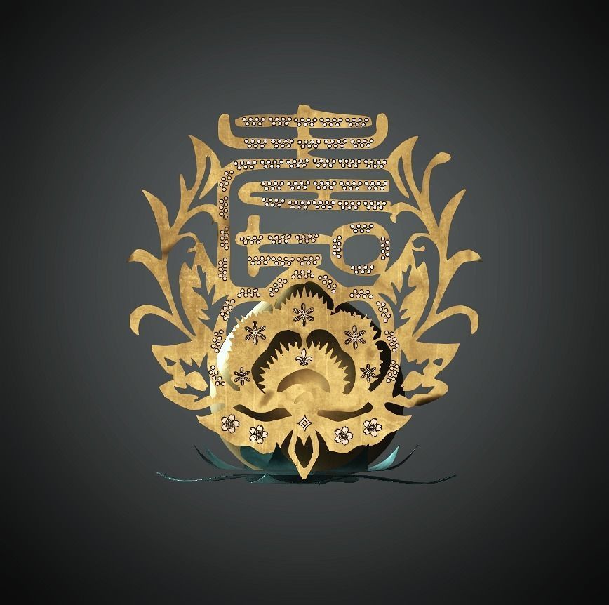 DTS-Model3A-HairAccA golden egg Low-poly 3D model_4