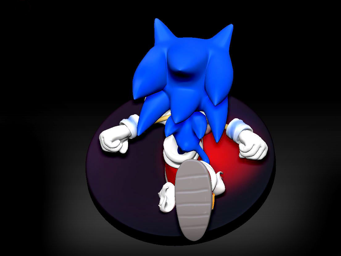 Sonic the Hedgehog 3D print model 3D print model_5