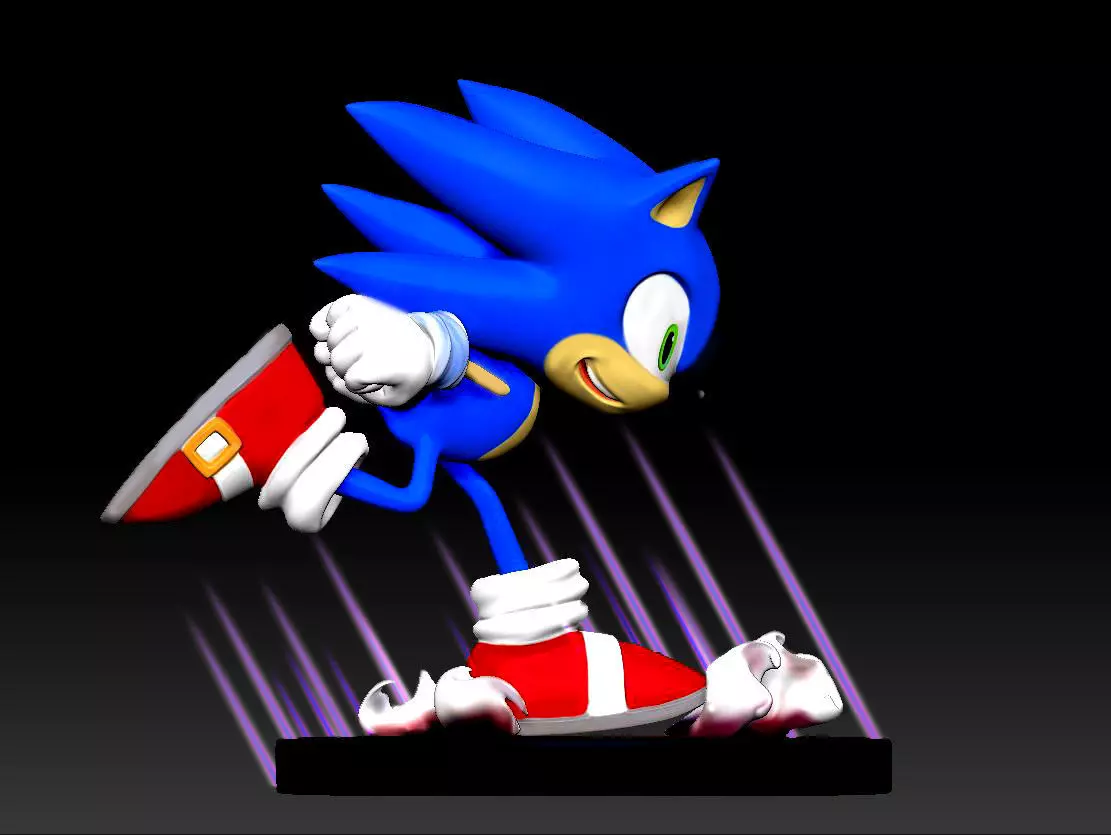 Sonic the Hedgehog 3D print model 3D print model_0