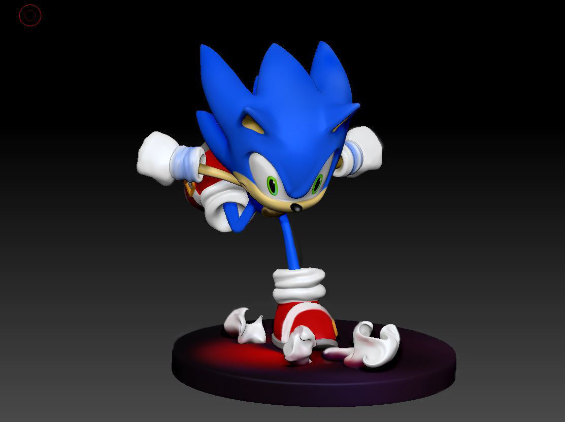 Sonic the Hedgehog 3D print model 3D print model_6