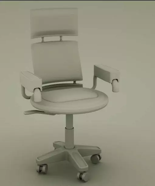 office chair detail modeling 3D model