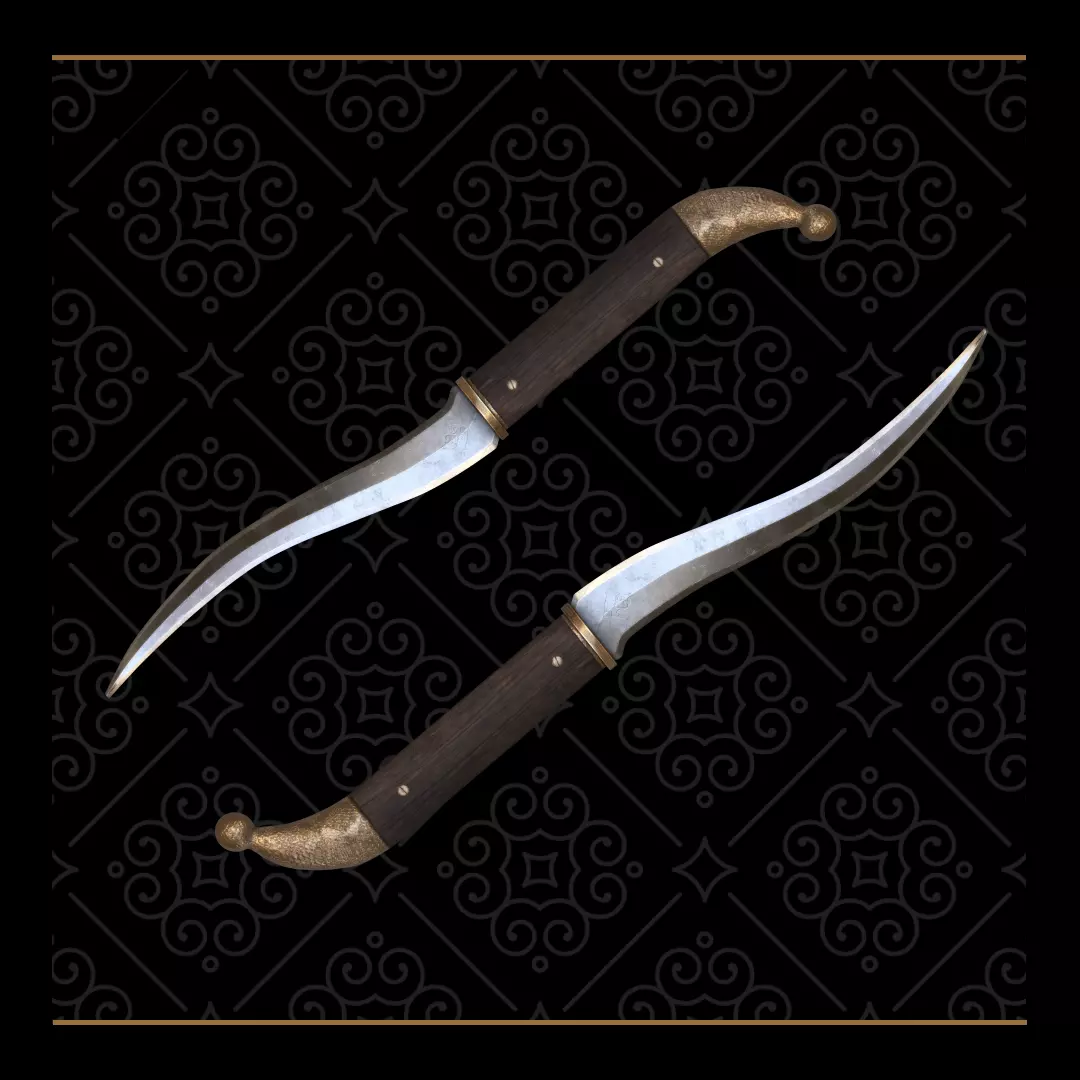 Nomad knife Low-poly 3D model_0