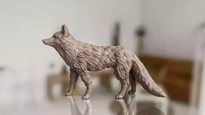 Fox Toy Statue