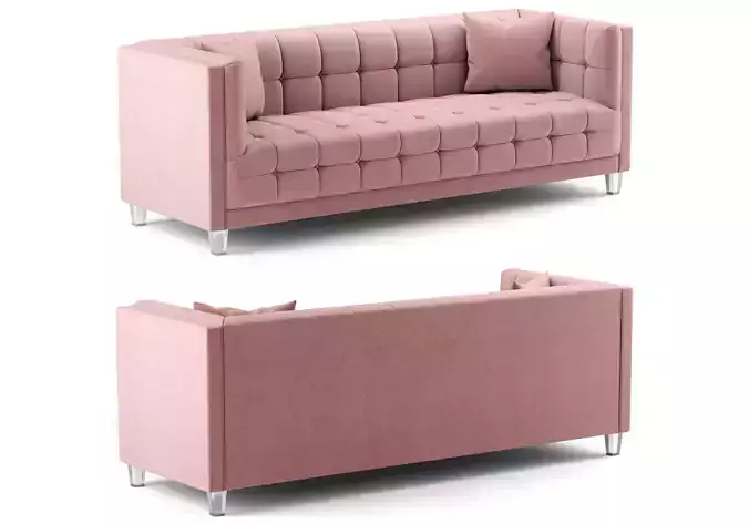 Mariel Velvet Sofa Meridian Furniture 3D model