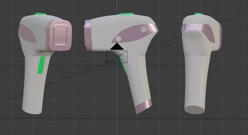 Hair Removal Laser Machine 3D model Low-poly 3D model_4