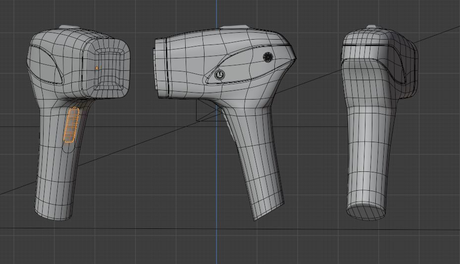 Hair Removal Laser Machine 3D model Low-poly 3D model_1