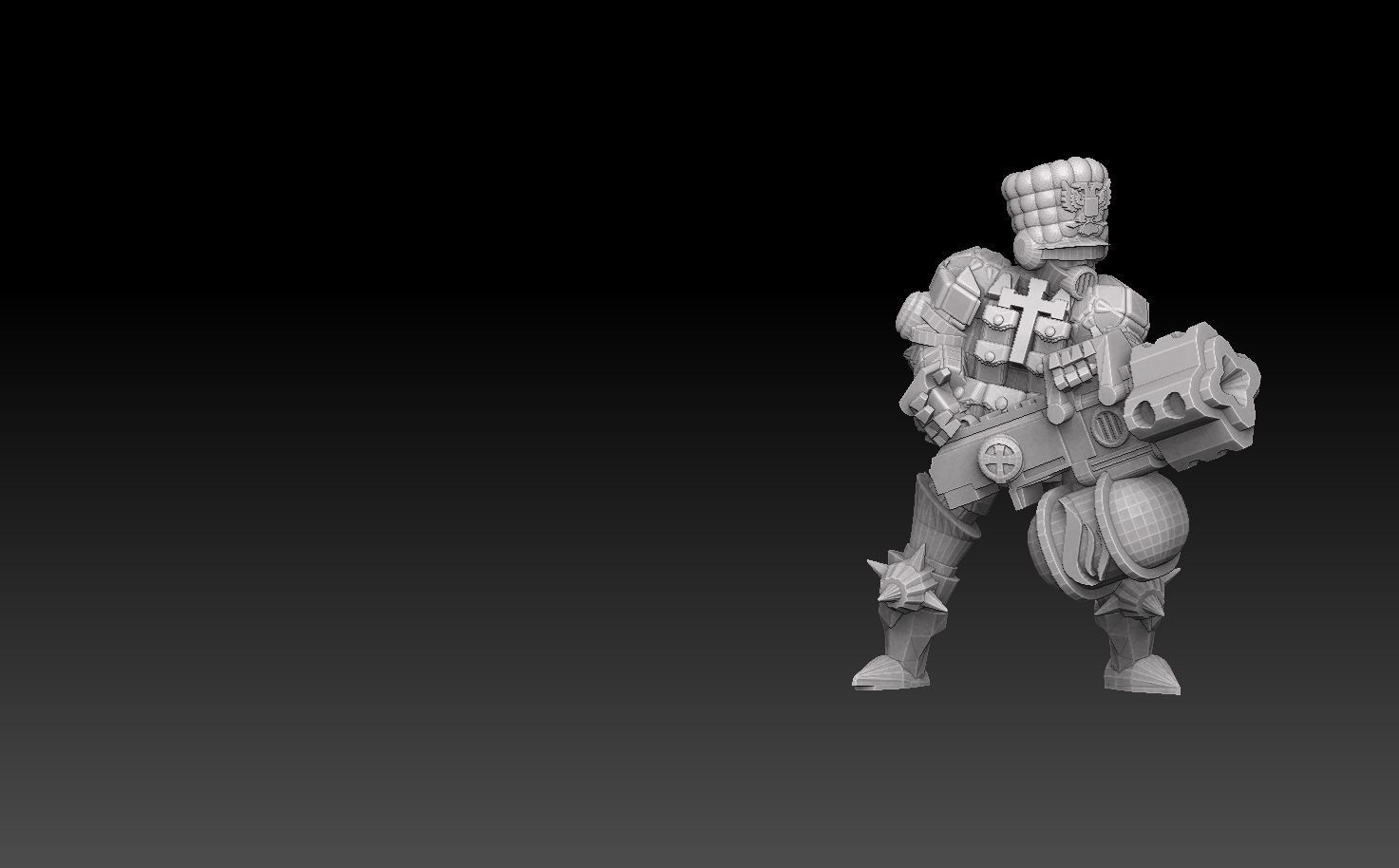Combat Monk Cadre Megapack 3D print model_39