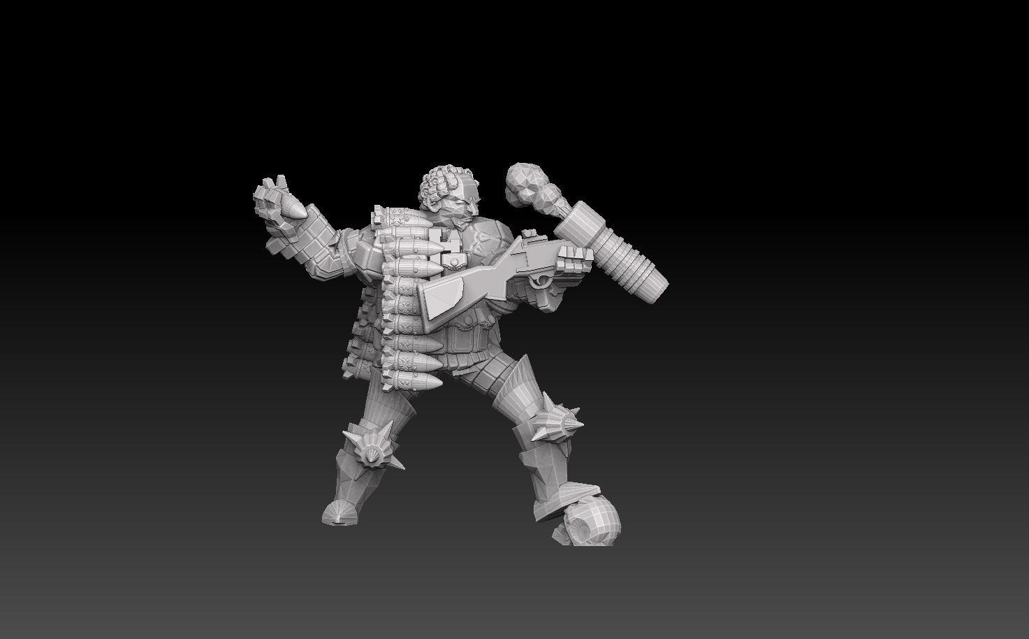 Combat Monk Cadre Megapack 3D print model_8