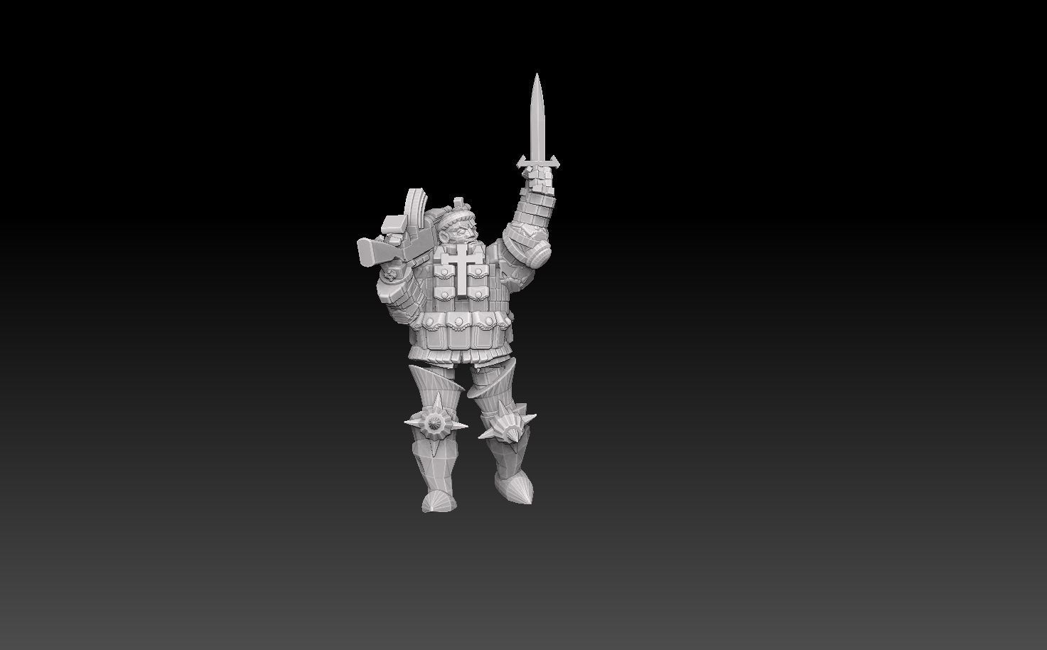 Combat Monk Cadre Megapack 3D print model_26