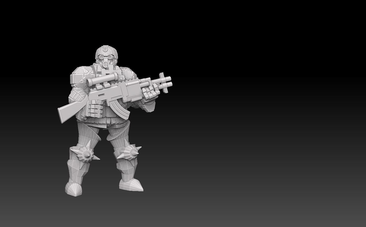 Combat Monk Cadre Megapack 3D print model_28
