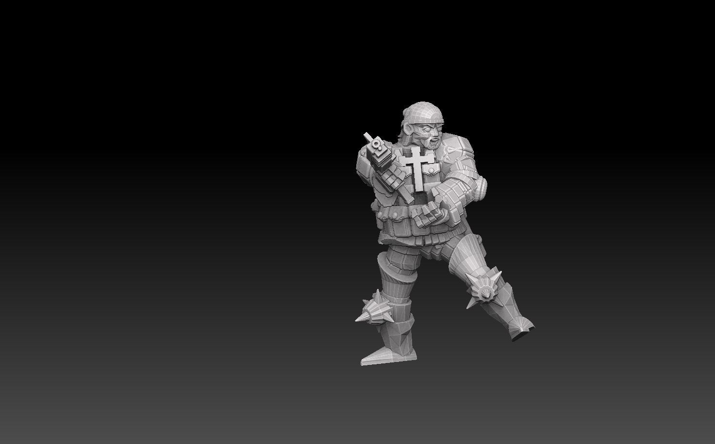 Combat Monk Cadre Megapack 3D print model_5