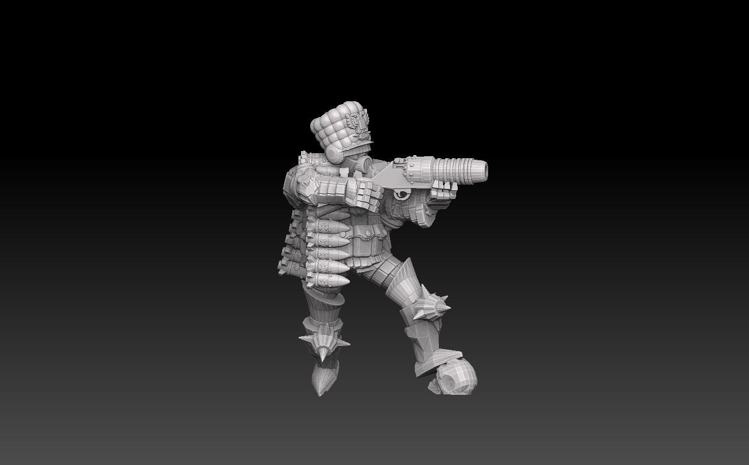 Combat Monk Cadre Megapack 3D print model_6