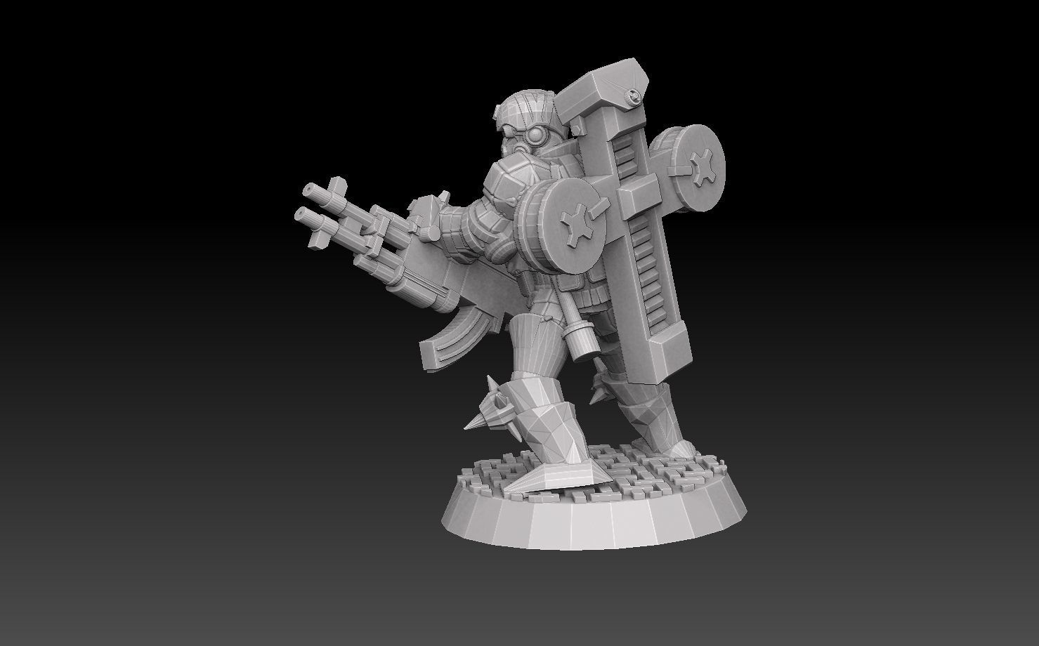 Combat Monk Cadre Megapack 3D print model_30
