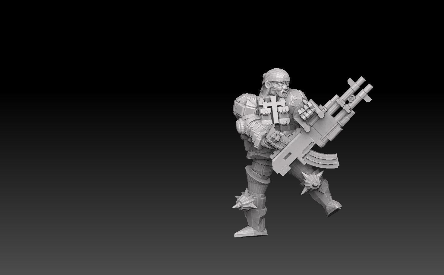 Combat Monk Cadre Megapack 3D print model_35