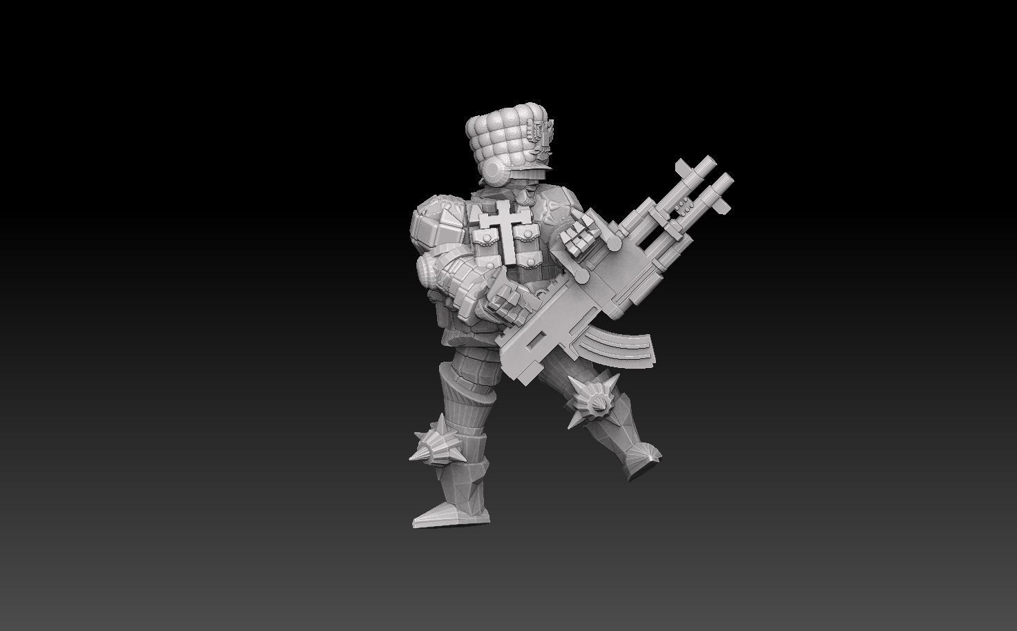 Combat Monk Cadre Megapack 3D print model_34