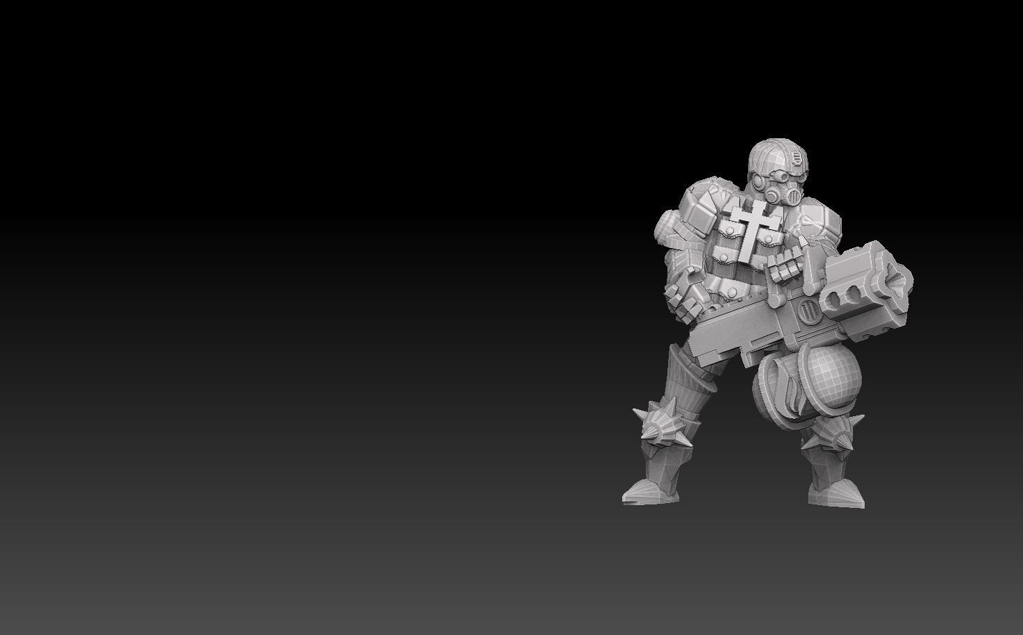 Combat Monk Cadre Megapack 3D print model_38