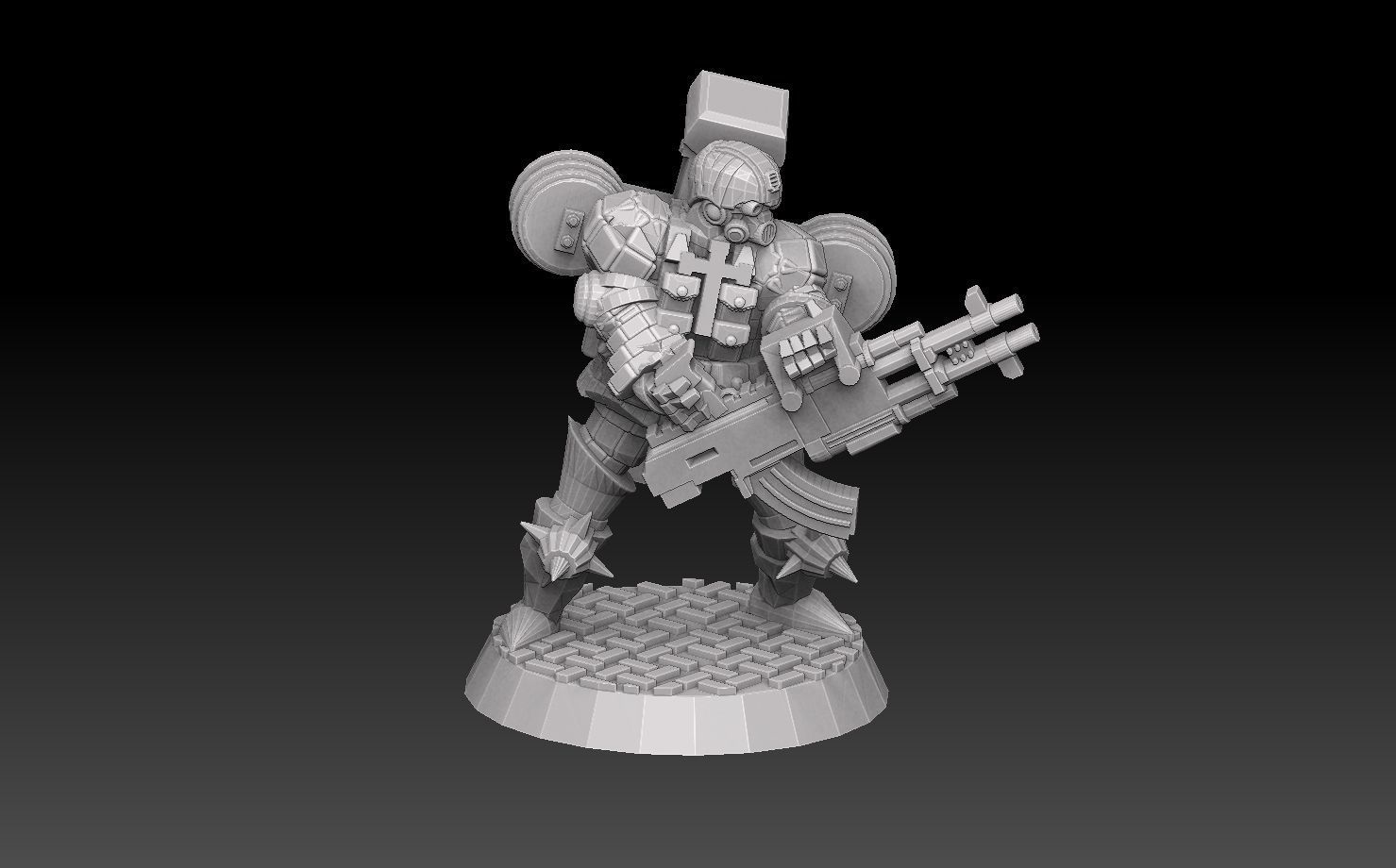 Combat Monk Cadre Megapack 3D print model_31