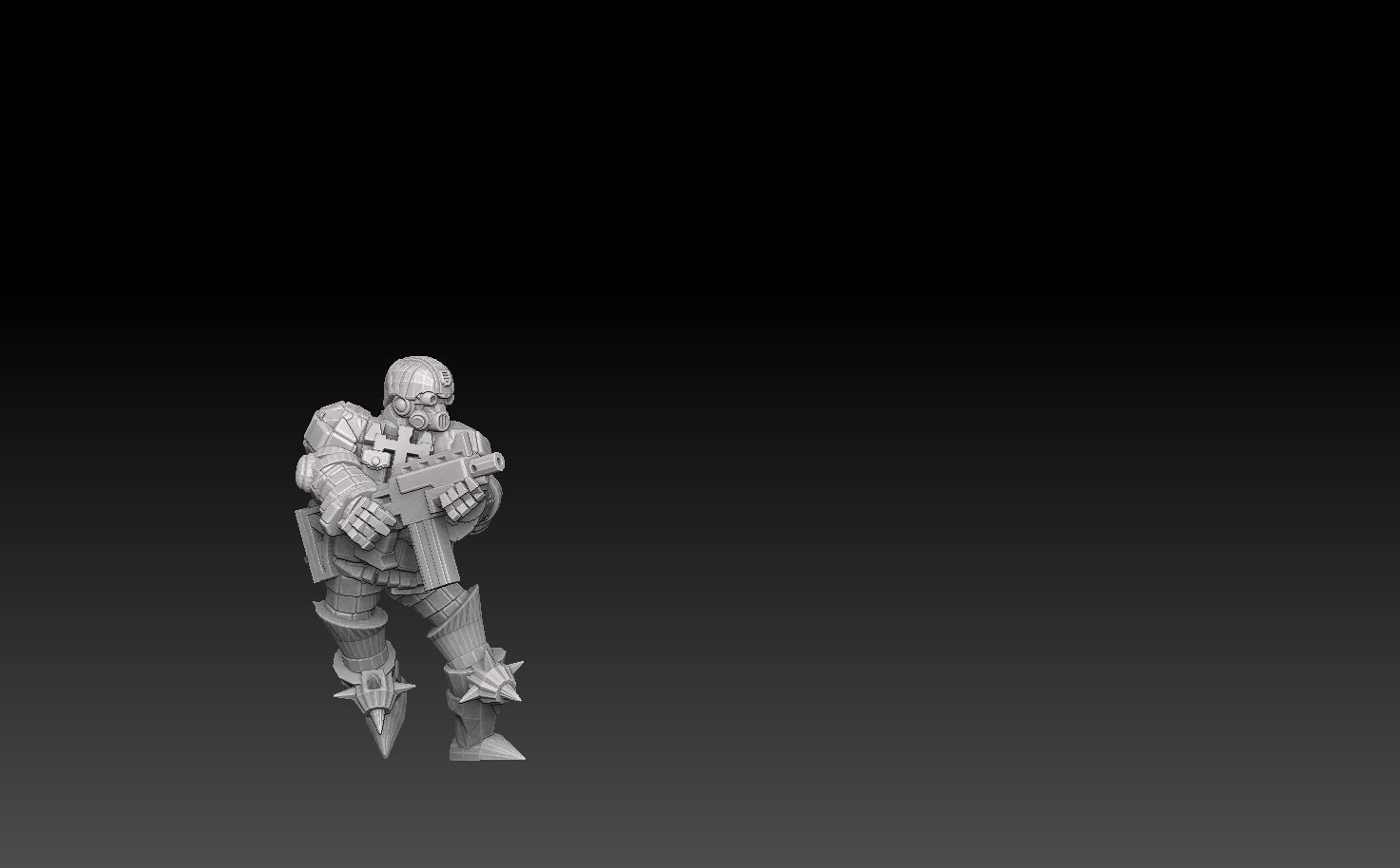 Combat Monk Cadre Megapack 3D print model_20